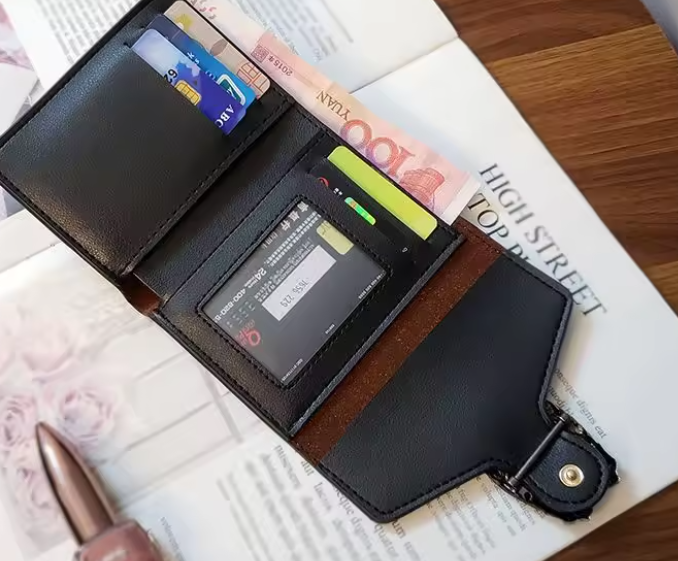 Monogram Snake Clasp Wallet