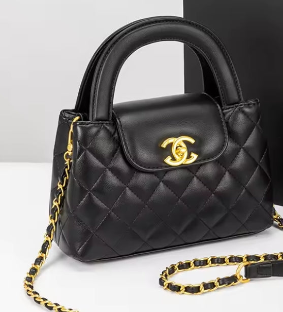 White Quilted Chain Shoulder Bag