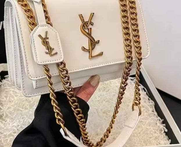 Gold Chain Crossbody Bag