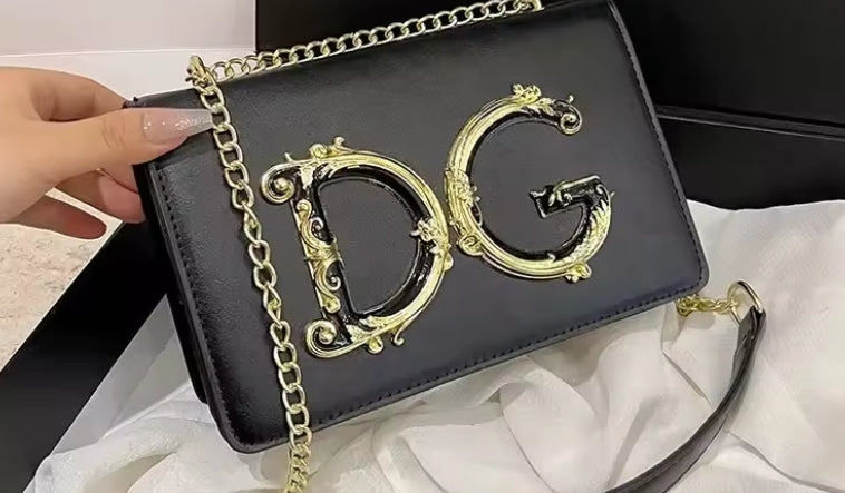 Pink Chain Crossbody Bag