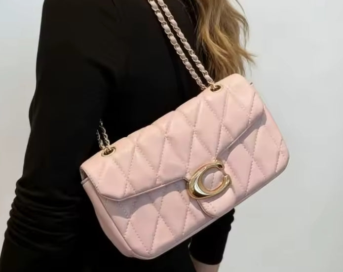 Quilted Chain Flap Bag