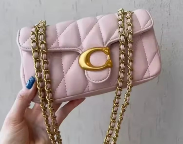 Quilted Chain Flap Bag