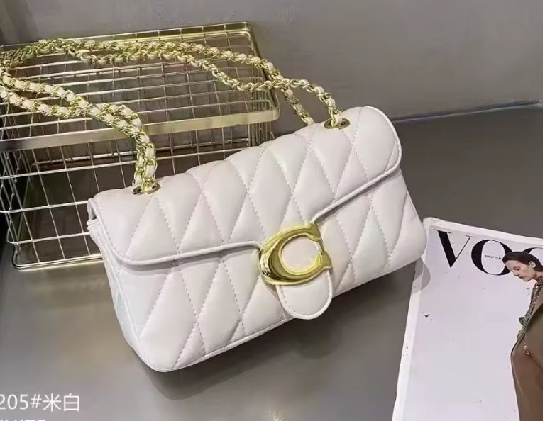 Quilted Chain Flap Bag