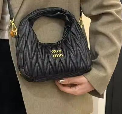 Quilted Mini Hobo Bag