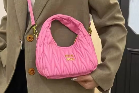 Quilted Mini Hobo Bag