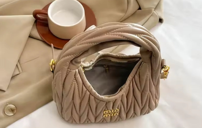 Quilted Mini Hobo Bag