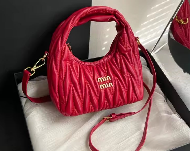 Quilted Mini Hobo Bag