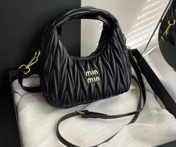 Quilted Mini Hobo Bag
